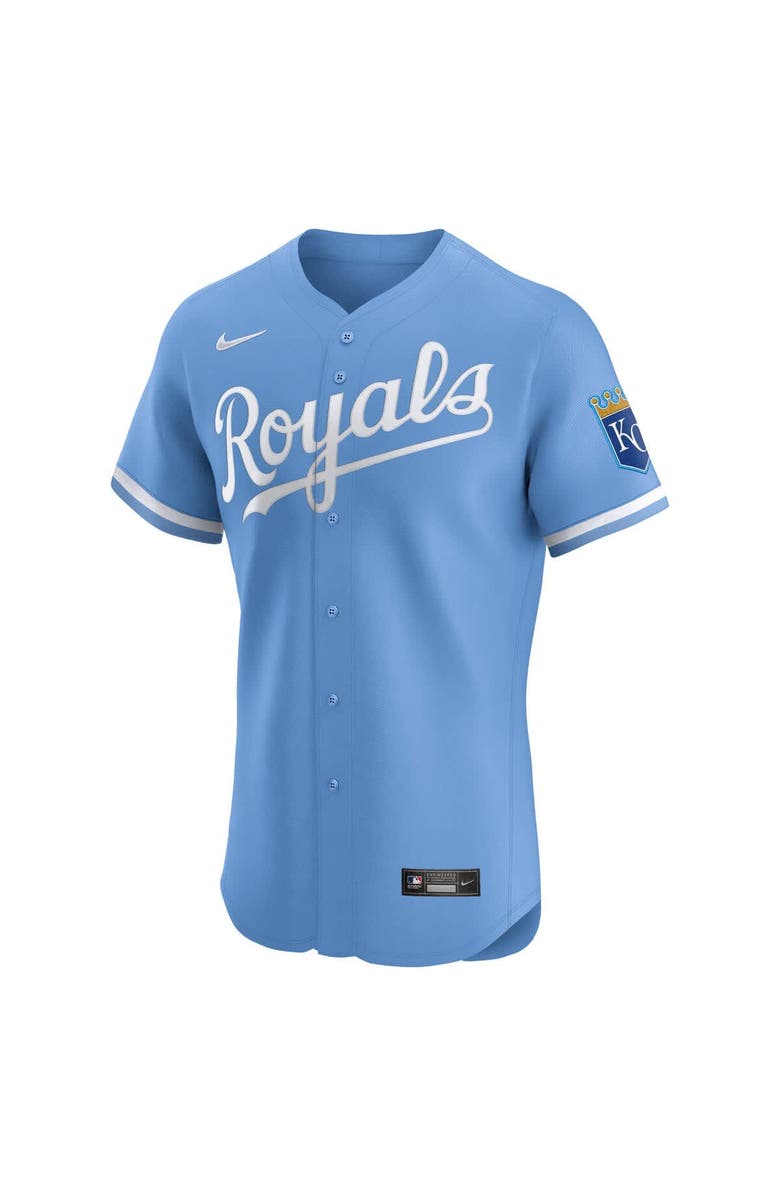 Nike Men's Nike Light Blue Kansas City Royals Alternate Elite Jersey, Alternate, color, Light Blue