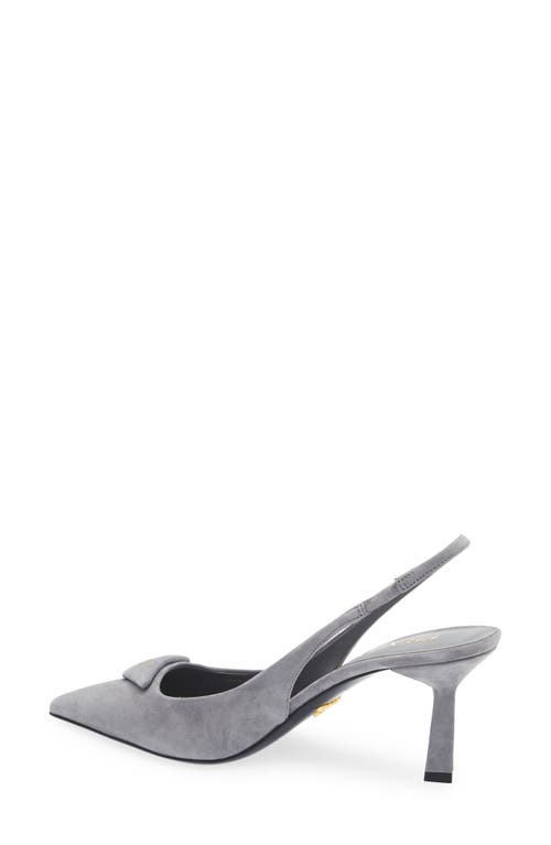 Prada Logo Slingback Pump