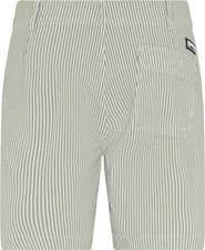 Vilebrequin Men Stretch Cotton Bermuda Shorts Seersuckers Stripes