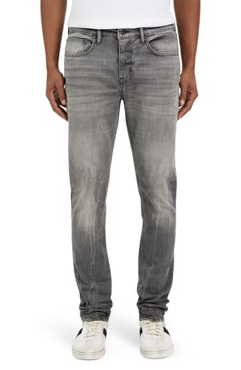Prps Soundness Five Pocket Skinny Jeans In Gray