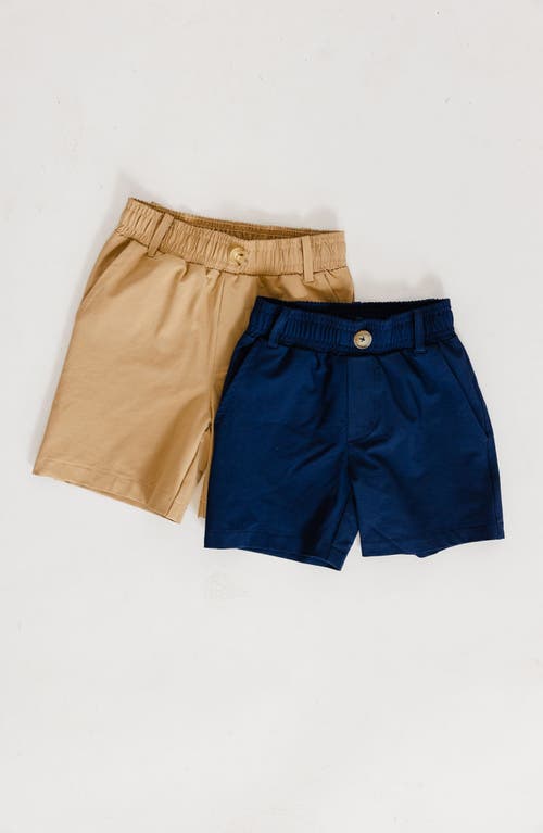 Courtside Kids Boys Dress Short Lined In Navy