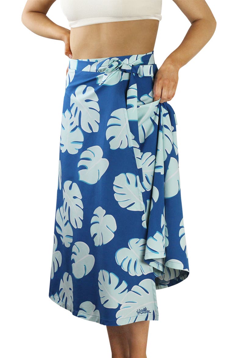 Wrap Skirt, Alternate, color, Mykonos Flora