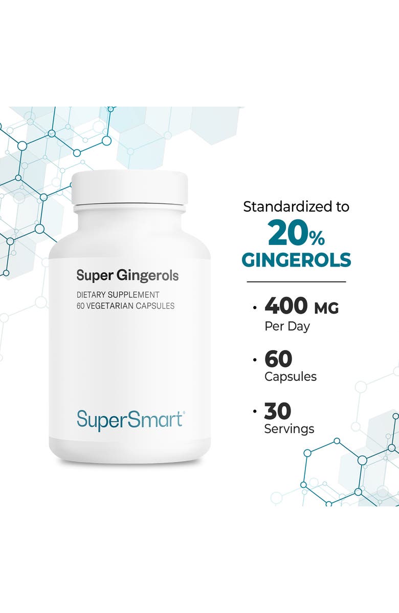 SuperSmart Super Gingerols 400mg, Alternate, color, NO COLOR