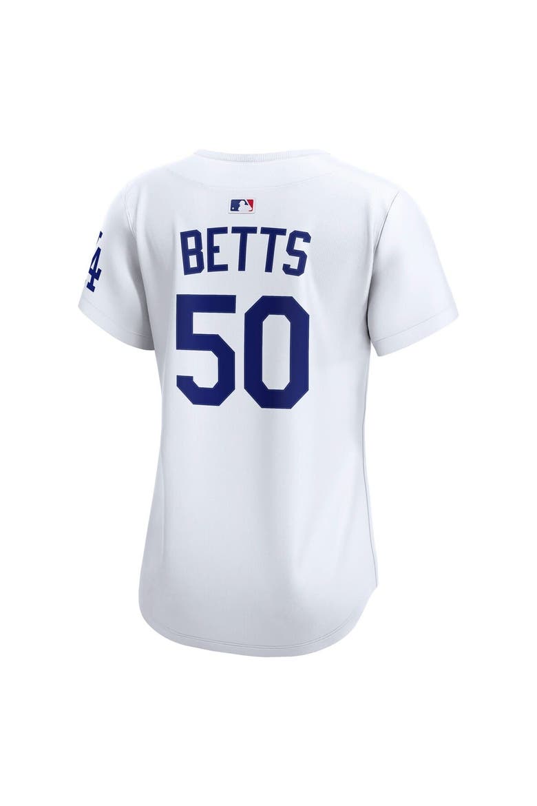 Women's Nike Mookie Betts White Los Angeles Dodgers Home Limited Player Jersey, Alternate, color, White
