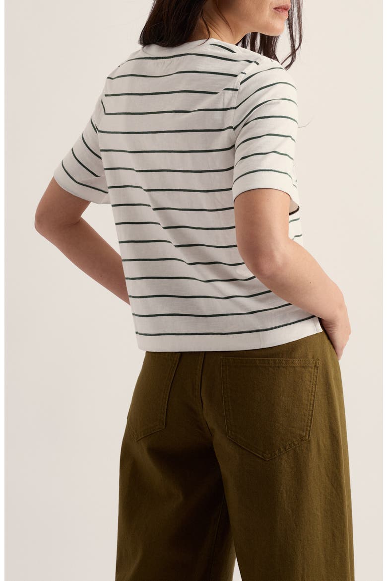 Copseland Striped Organic Cotton T-Shirt, Alternate, color, CHYANDOUR LIGHT COPPICE
