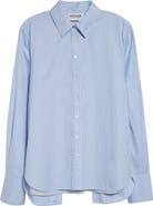 MONSE Split Back Button-Up Shirt