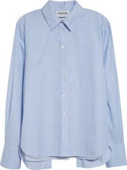 MONSE Split Back Button-Up Shirt