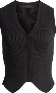 AllSaints Cruz Rib Vest