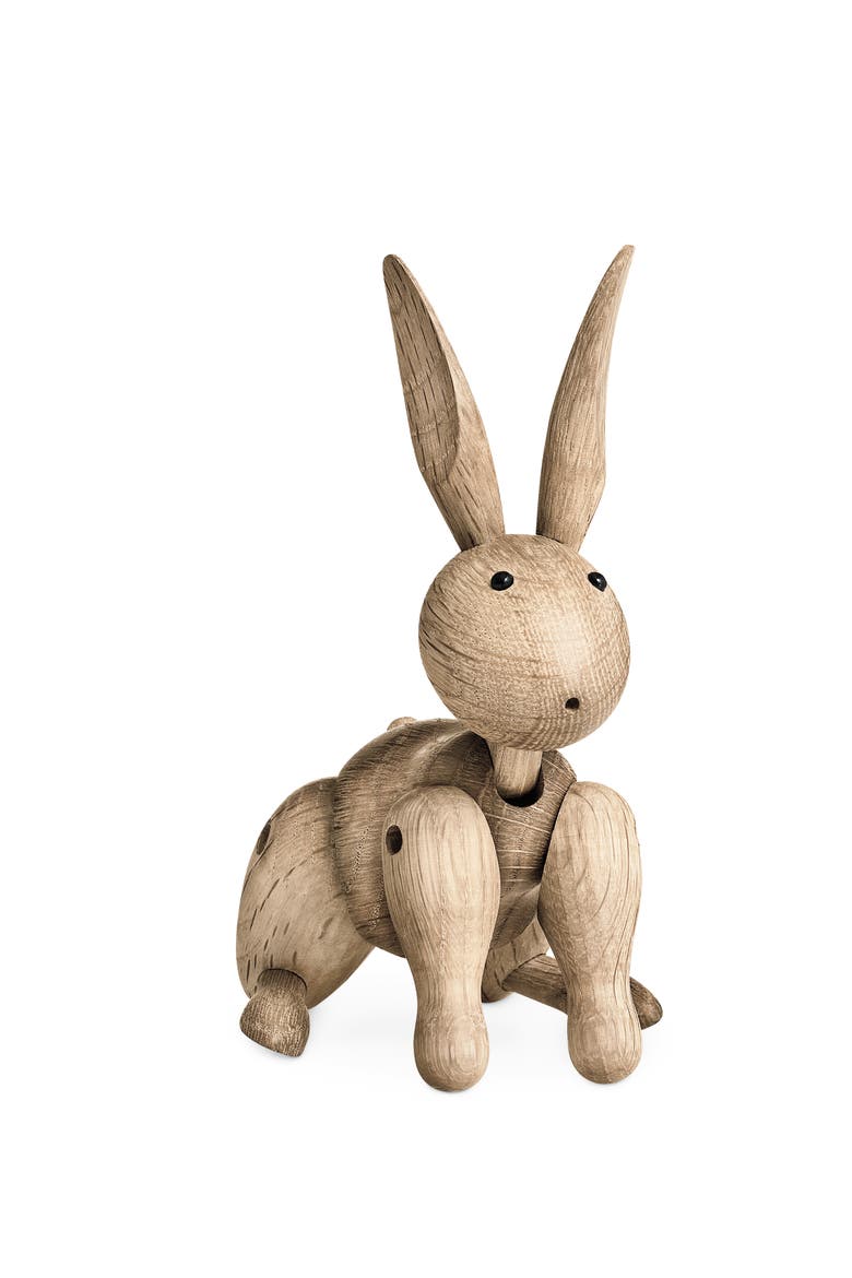 Kay Bojesen Rabbit, Alternate, color, Oak