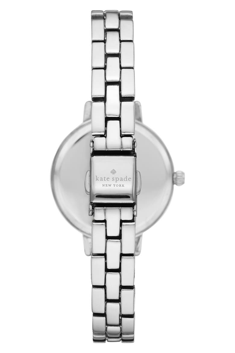 metro bracelet watch, 30mm, Alternate, color, SILVER