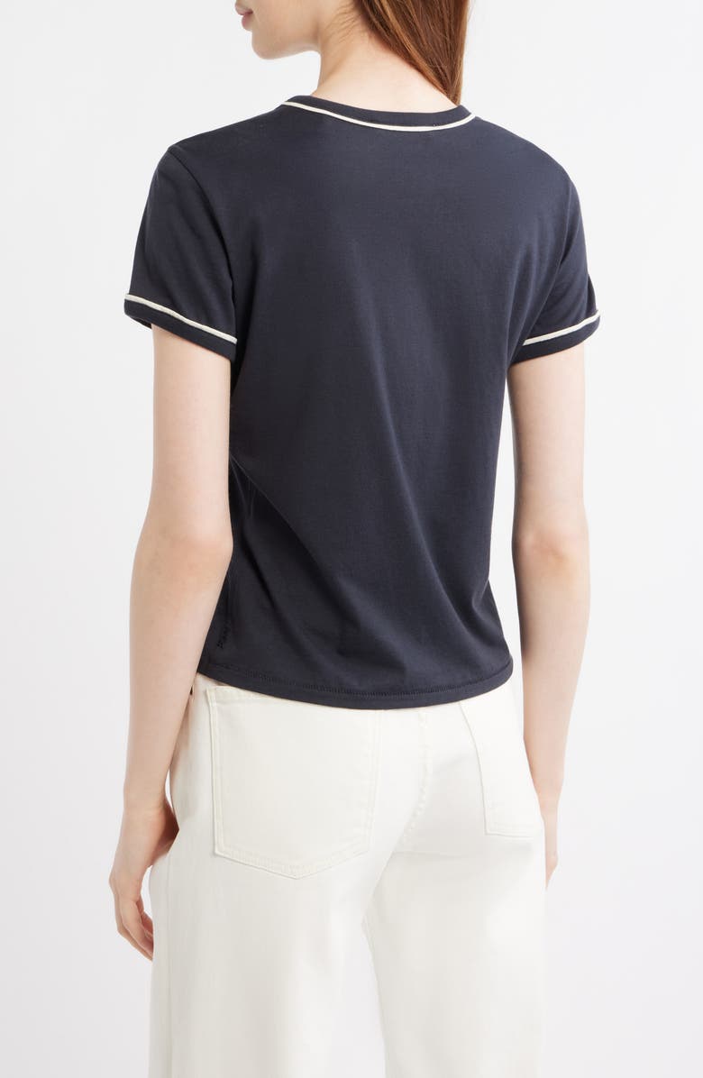 FRAME The Ringer Baby Tee, Alternate, color, Navy Multi