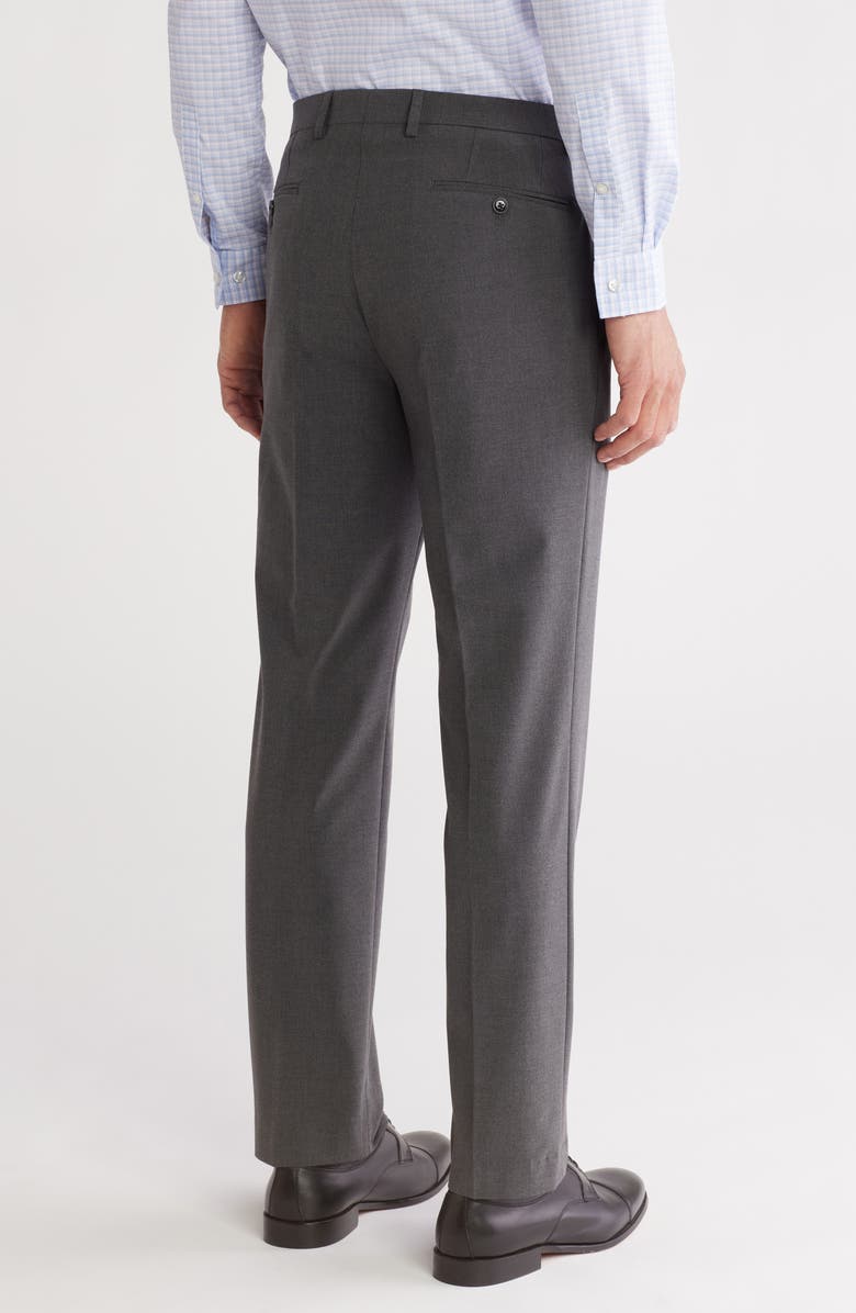 Michael Kors Classic Fit Trousers, Alternate, color, Dark Grey