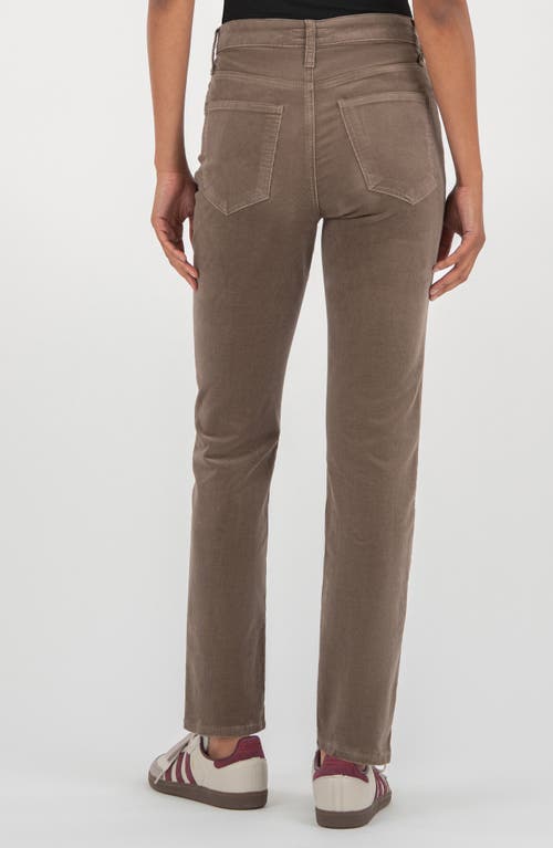 Kut From The Kloth Rachael High Waist Corduroy Mom Jeans In Brown