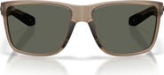 Costa Del Mar Broadbill II 58mm Polarized Rectangular Sunglasses