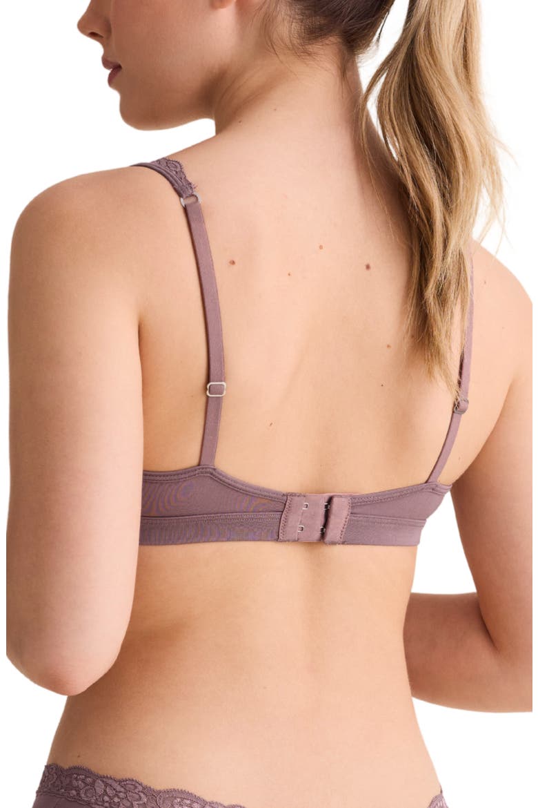 Lace Trim Bralette, Alternate, color, CAPPUCCINO