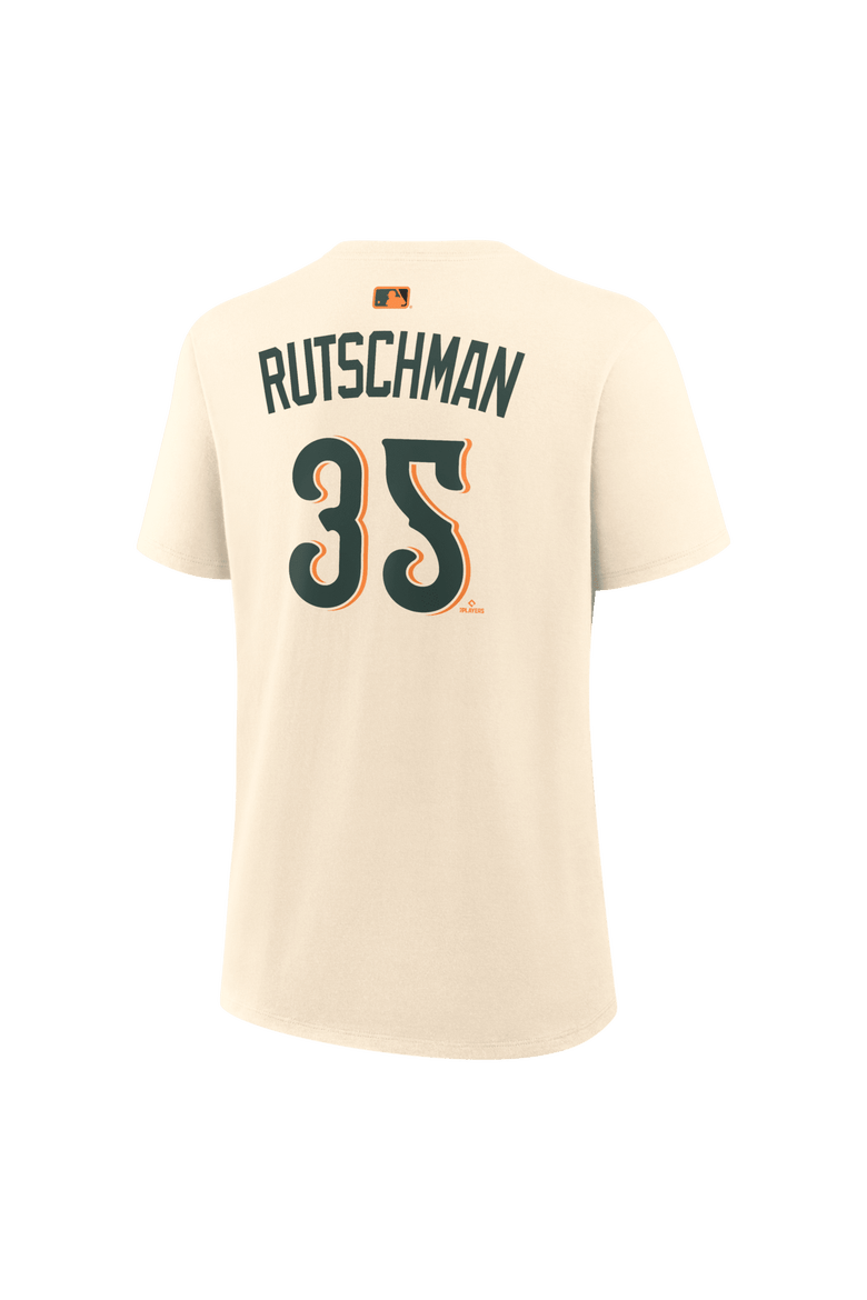 Women's Nike Adley Rutschman Cream Baltimore Orioles 2026 City Connect Name & Number T-Shirt, Alternate, color, Cream
