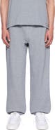 L/AB OFF-WHITE Diagonal Stripe Logo Cotton French Terry Joggers