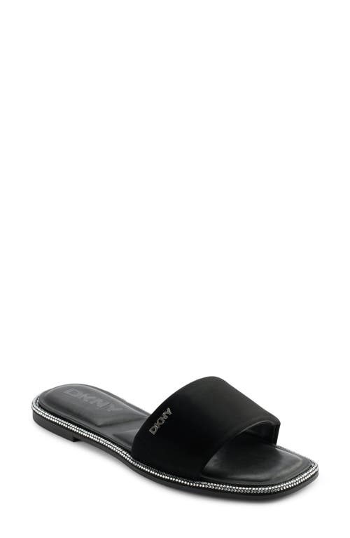 Dkny Bavant Slide Sandal In Black