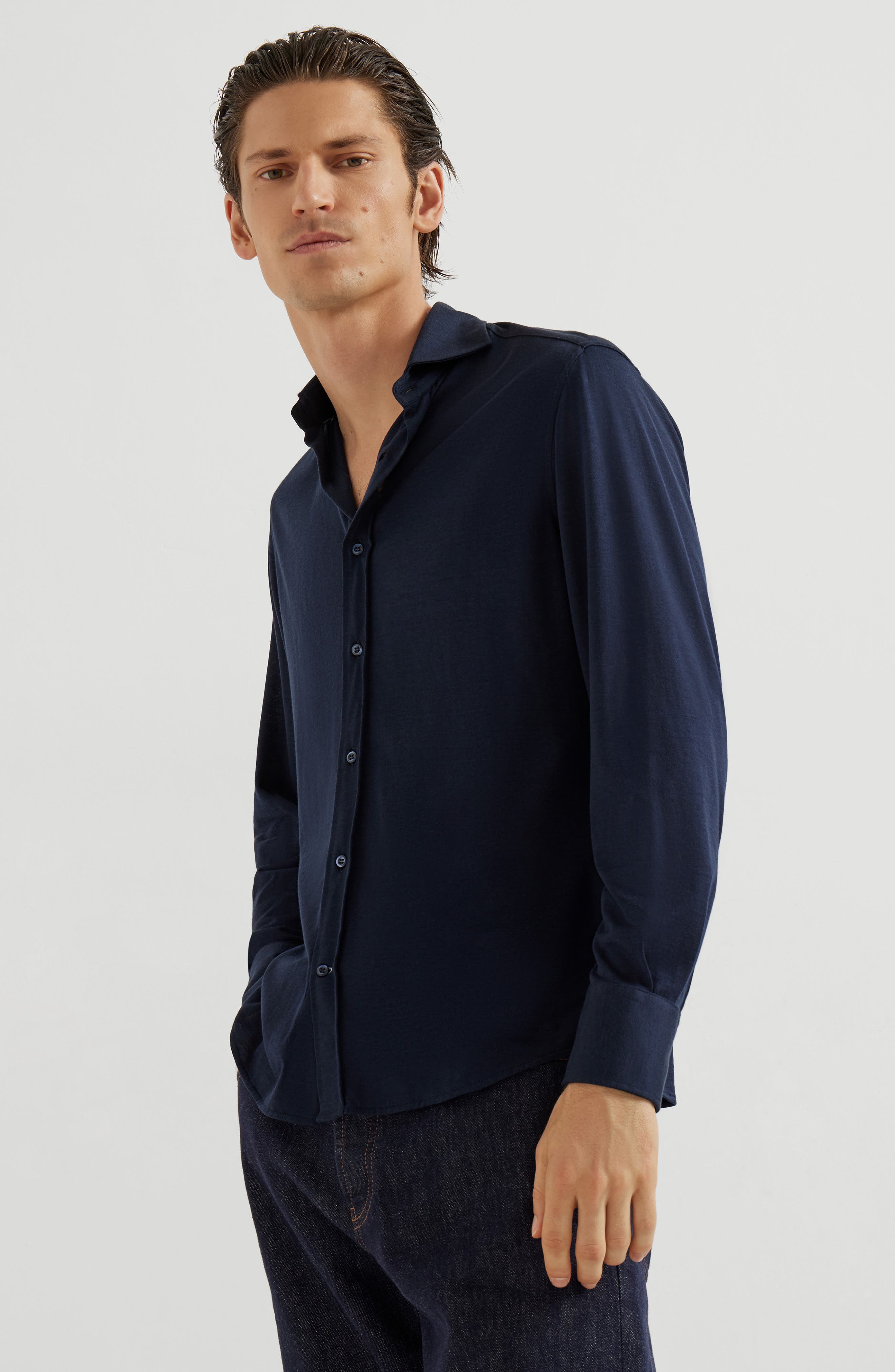 Lightweight jersey shirt - image 4