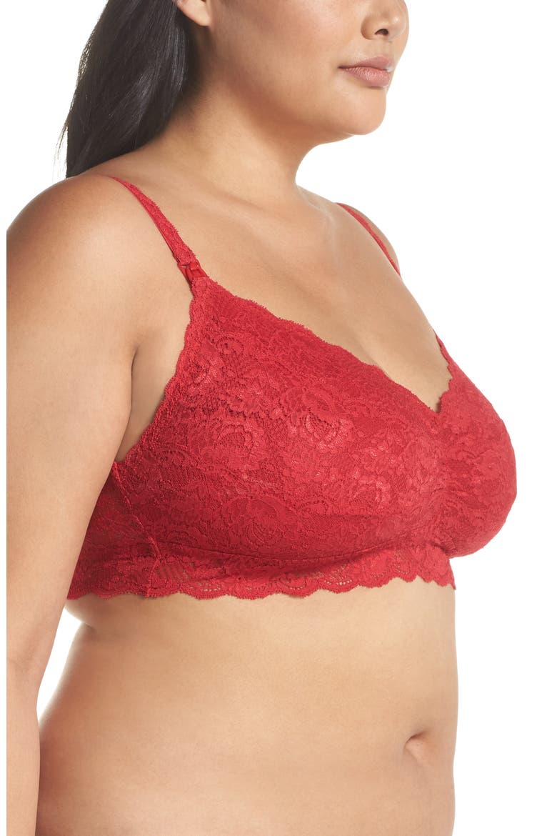 Never Say Never Soft Cup Nursing Bralette, Alternate, color, MYSTIC RED