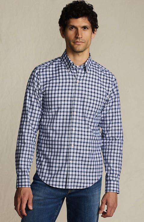 Tailored Fit No Iron Twill Long Sleeve Shirt