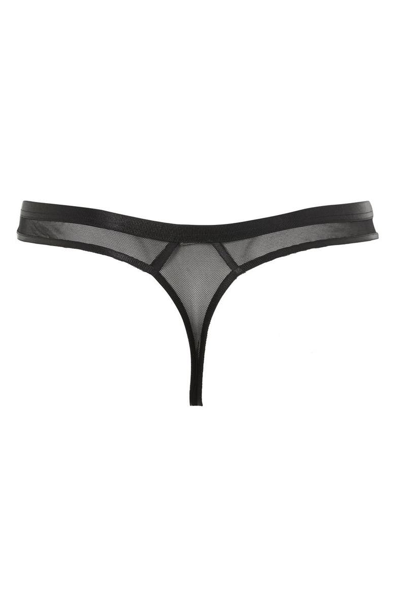 Topshop Ophelia Lace Thong, Alternate, color,