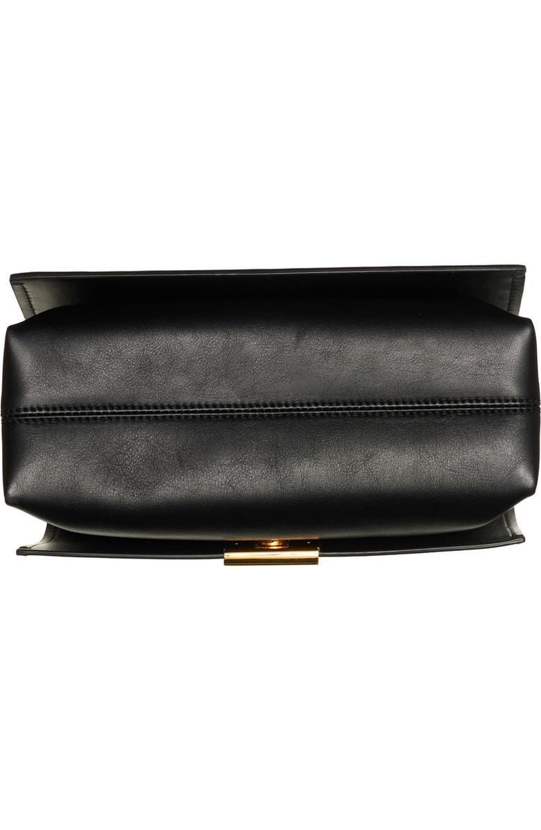 Off-White Medium Binder Clip Leather Shoulder Bag, Alternate, color,