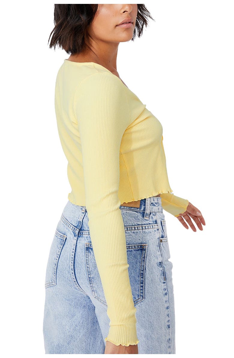 Cotton On Vivvy Tie Front Long Sleeve Cardigan, Alternate, color, 