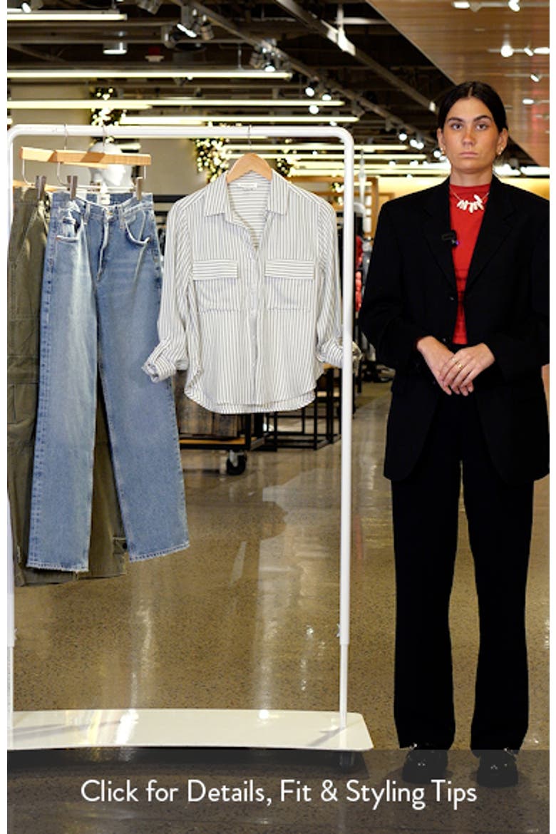 Fallon Crop Button-Up Shirt video