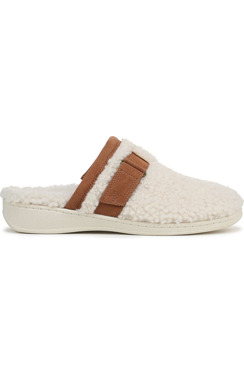 Vionic Izzy Faux Shearling Clog, Alternate, color, Cream