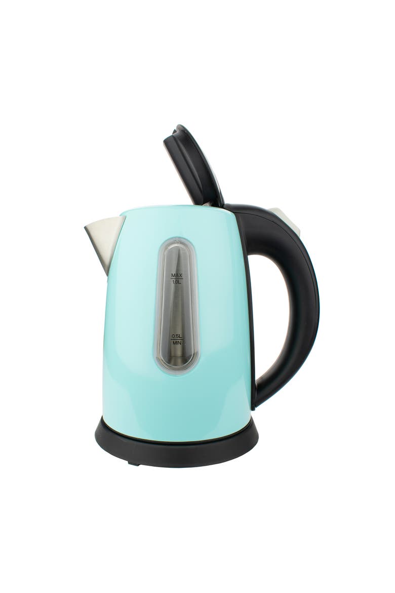 1 Liter Stainless Steel Cordless Electric Kettle, Alternate, color, Blue
