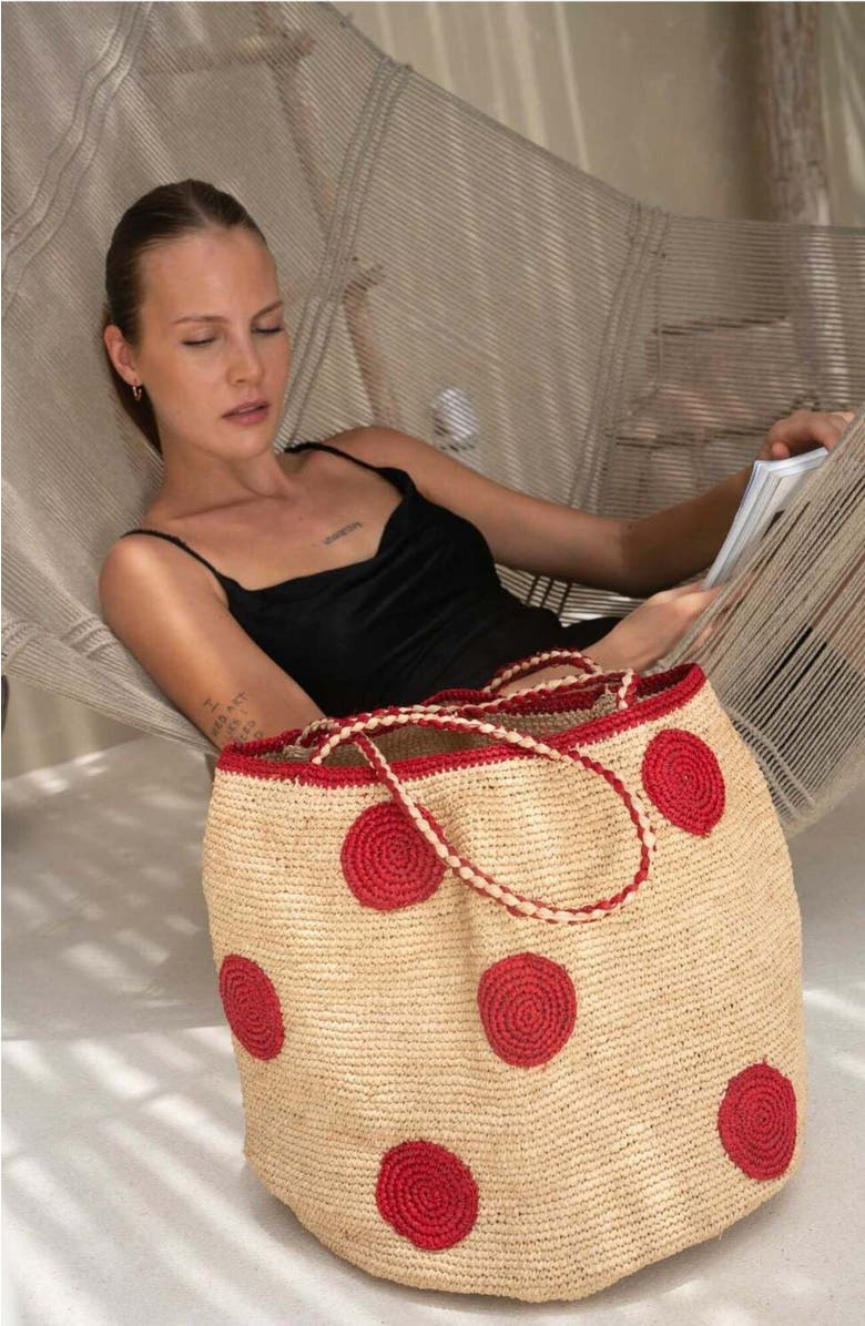 Zanatany Concepts Biscotty Tote Bag, Alternate, color, Red