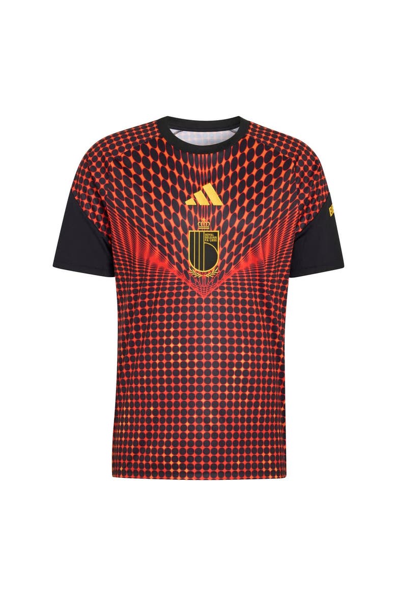 Men's adidas Black Belgium National Team 2026 Pre-Match Top, Main, color, Black