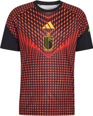 adidas Men's adidas Black Belgium National Team 2026 Pre-Match Top