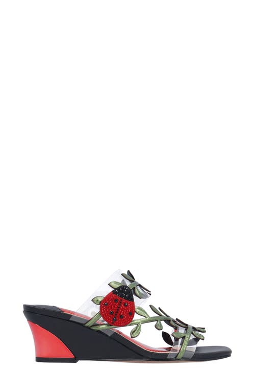 J. RENEÉ J. RENEÉ COCCINELLA WEDGE SANDAL