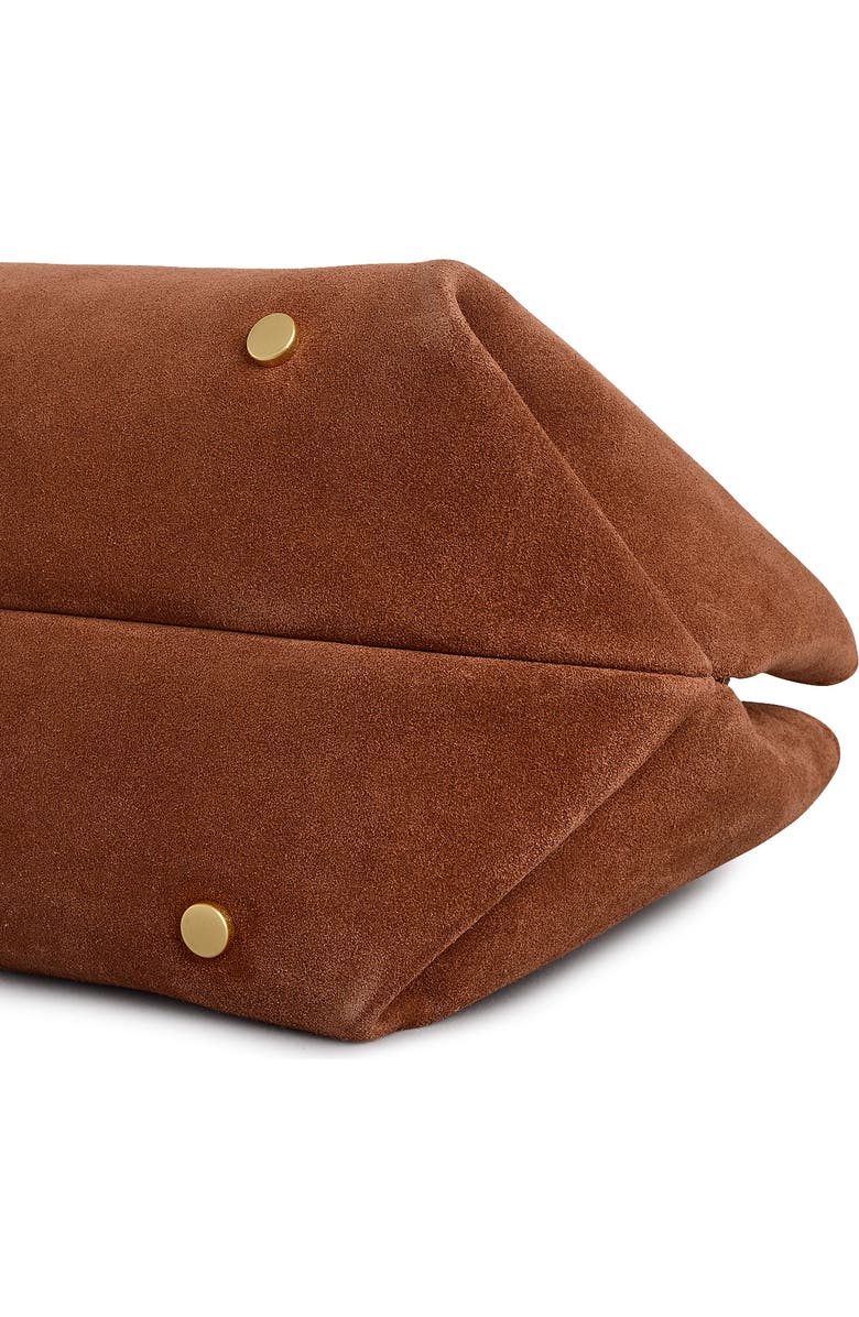 Radley The Compton - Suede Small Ziptop Satchel Bag, Alternate, color,