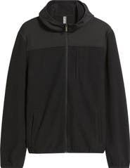 Zella Full Zip Grid Fleece Jacket