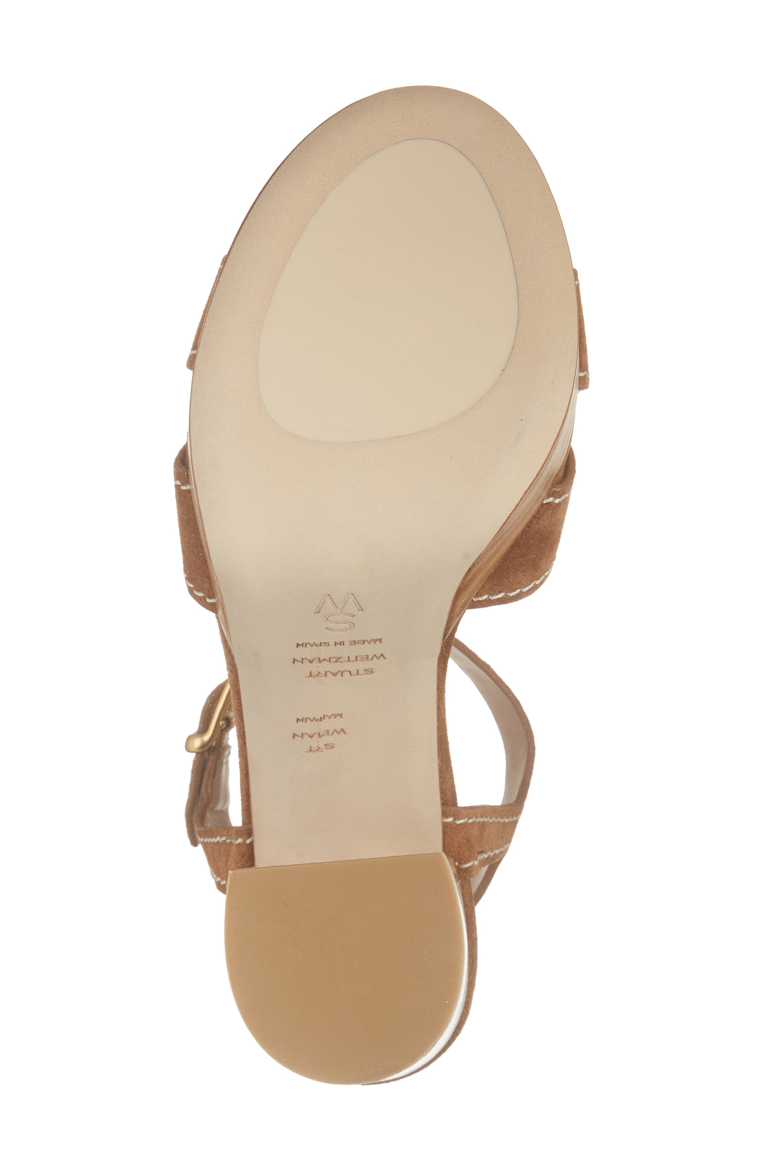 Stuart Weitzman Dayna Platform Sandal, Alternate, color, Doe