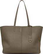 MAISON de SABRÉ Large Leather Zipped Soft Tote