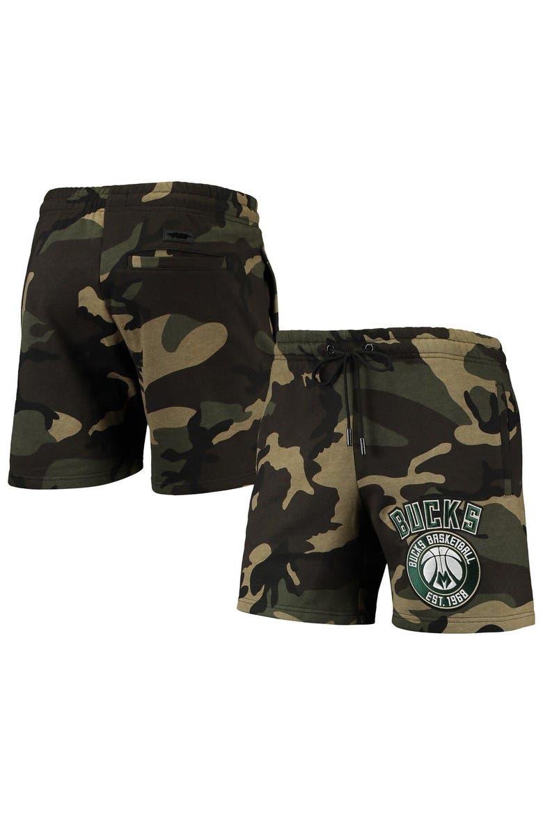 Men's Pro Standard Camo Milwaukee Bucks Team Shorts, Main, color, Camo