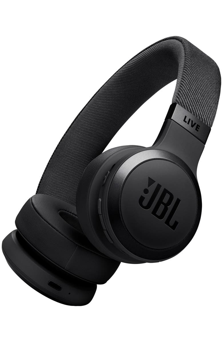 JBL Live 670NC Wireless On-Ear Headphones with True Adaptive Noise Cancelling, Main, color, Black