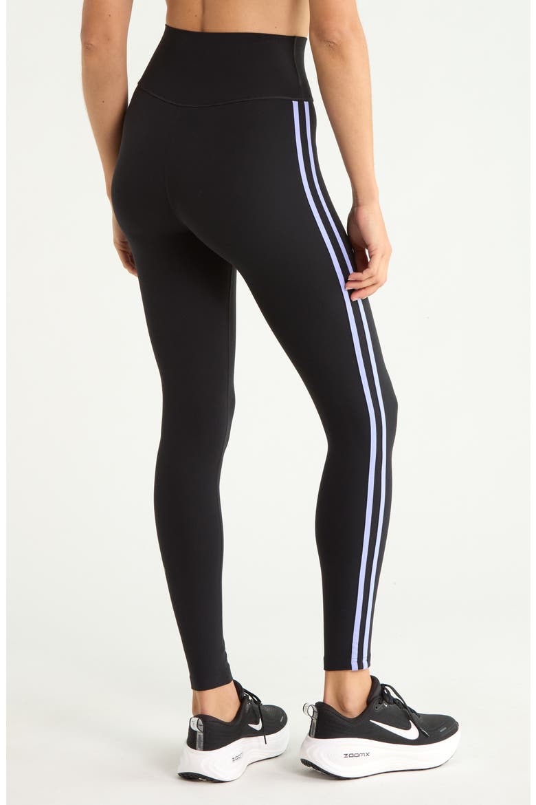 Ella Airweight Leggings, Alternate, color, BLACK/ PURPLE HAZE