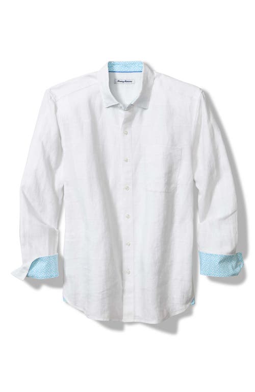 Tommy Bahama Paradiso Plaid Linen Button-up Shirt