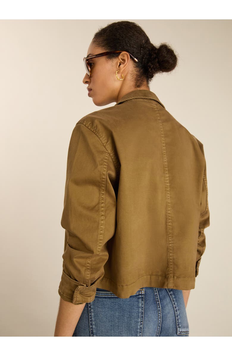 Baukjen Nata Cropped Jacket, Alternate, color, Taupe