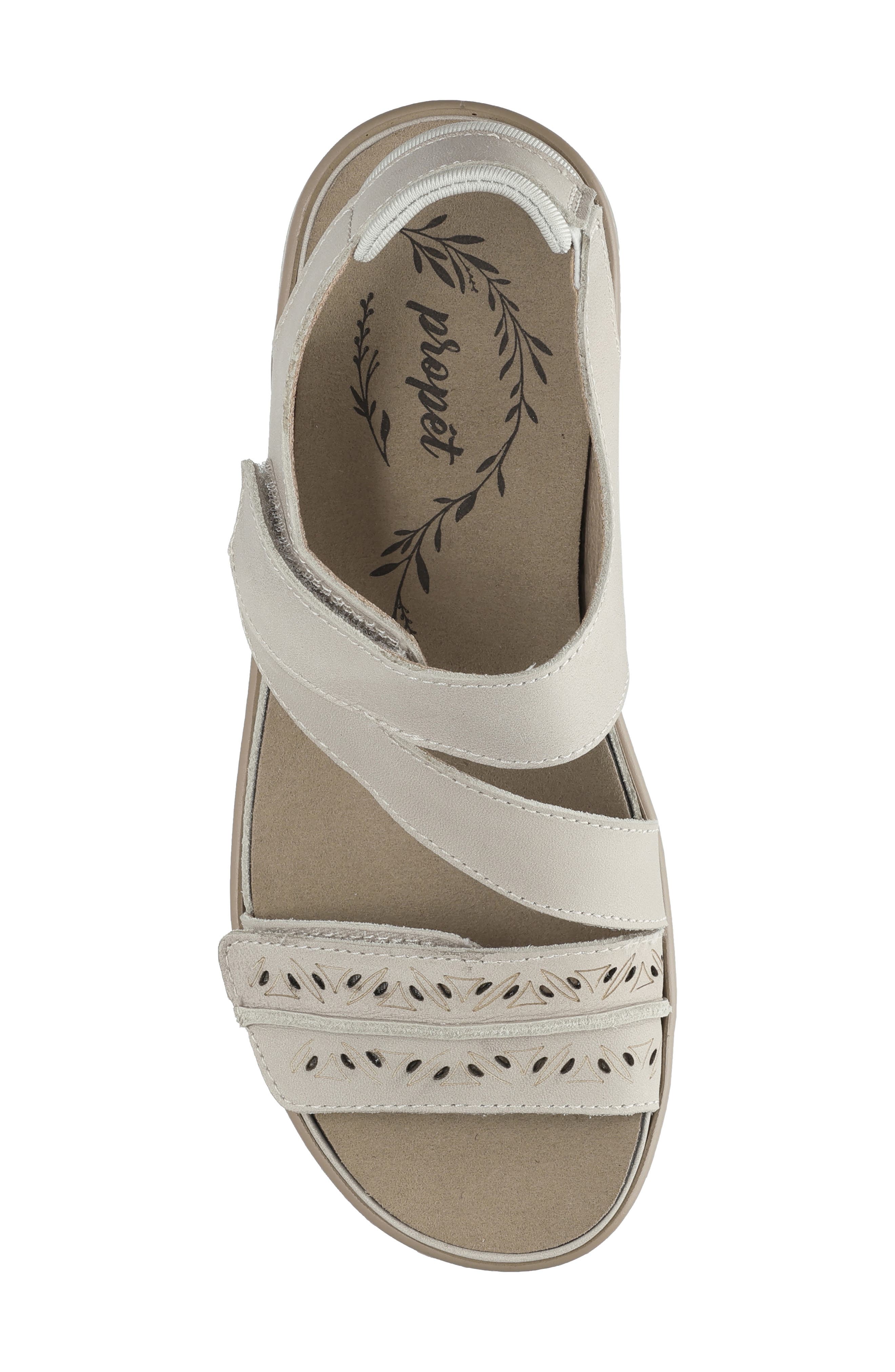 Garnet Sandal, Alternate, color, BONE
