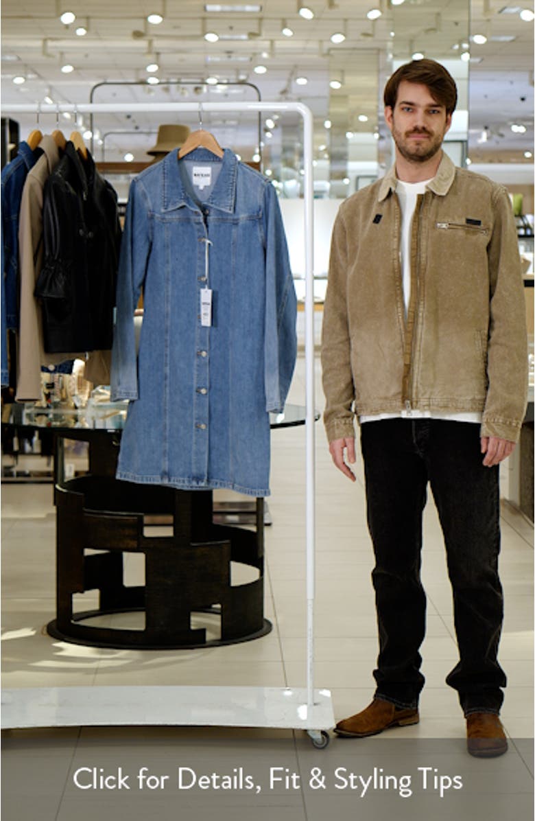 Long Sleeve Denim Shirtdress, sales video thumbnail