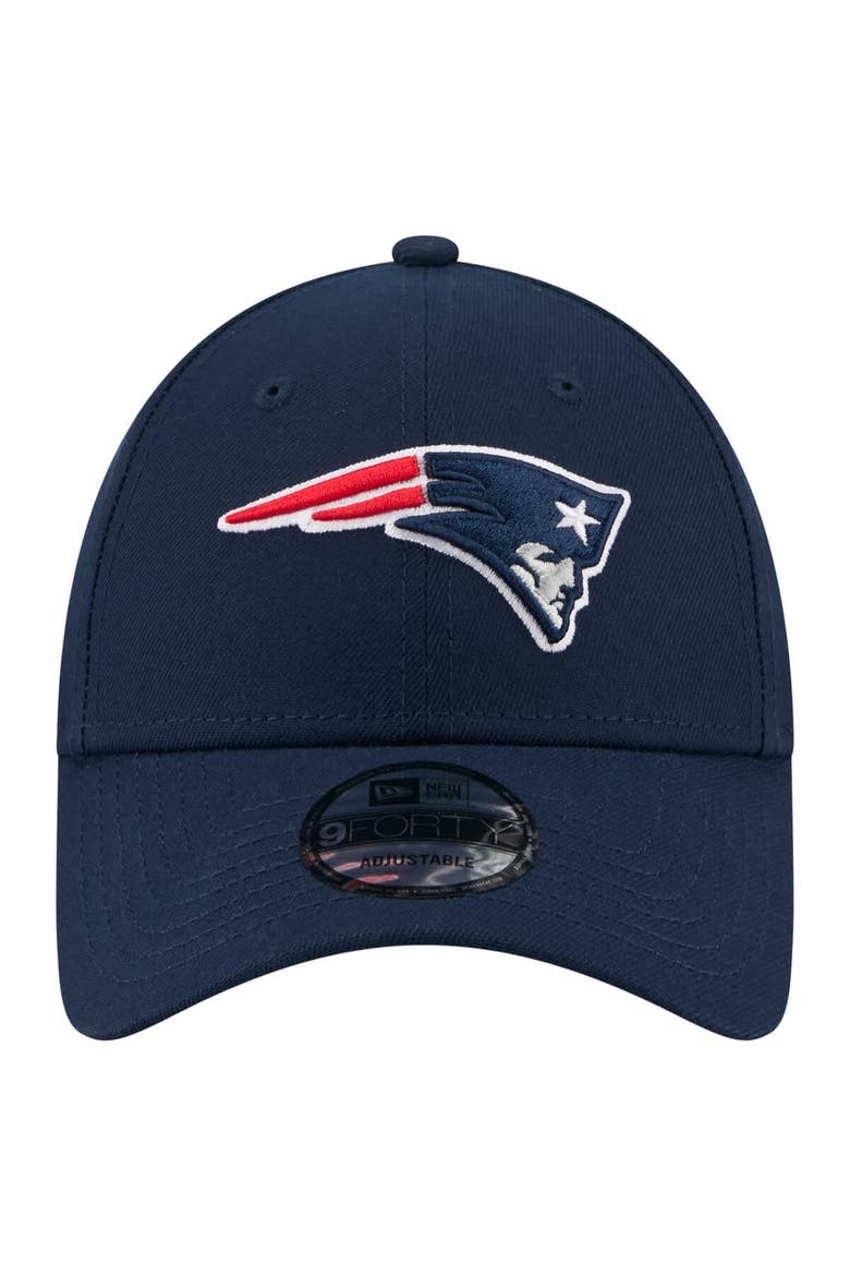 Men's New Era  Navy New England Patriots Core Team 9FORTY Adjustable Hat, Alternate, color, Navy