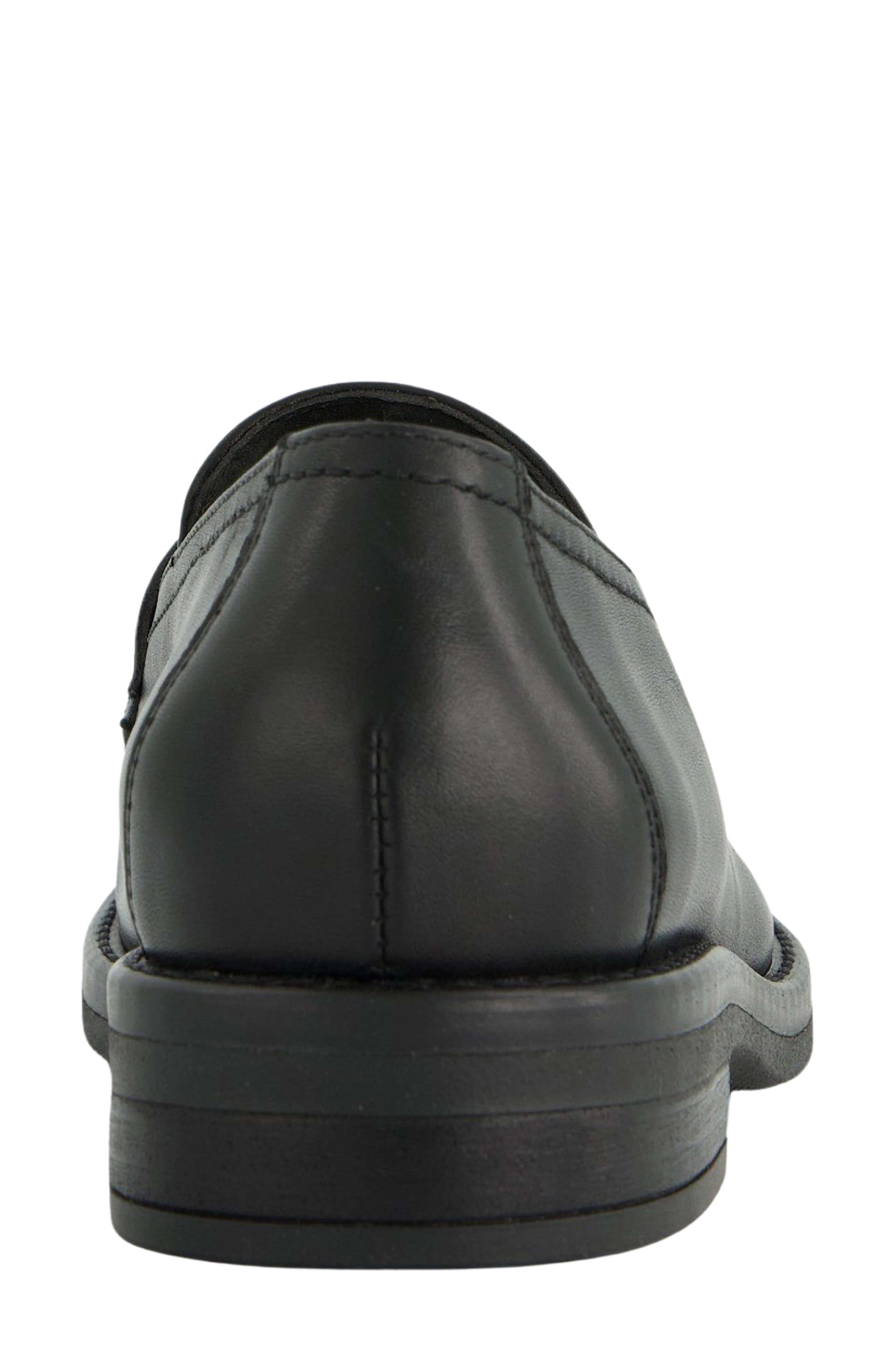 Flynn Loafer, Alternate, color, BLACK LEATHER