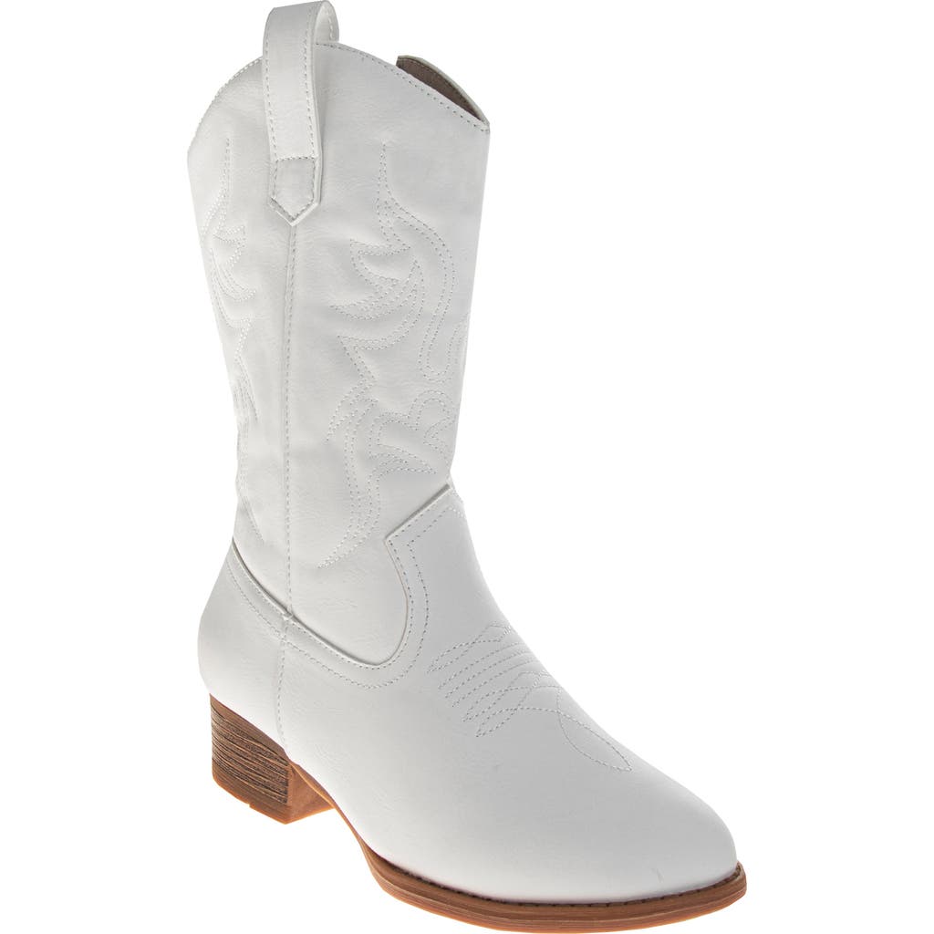 Josmo Western Boot In White