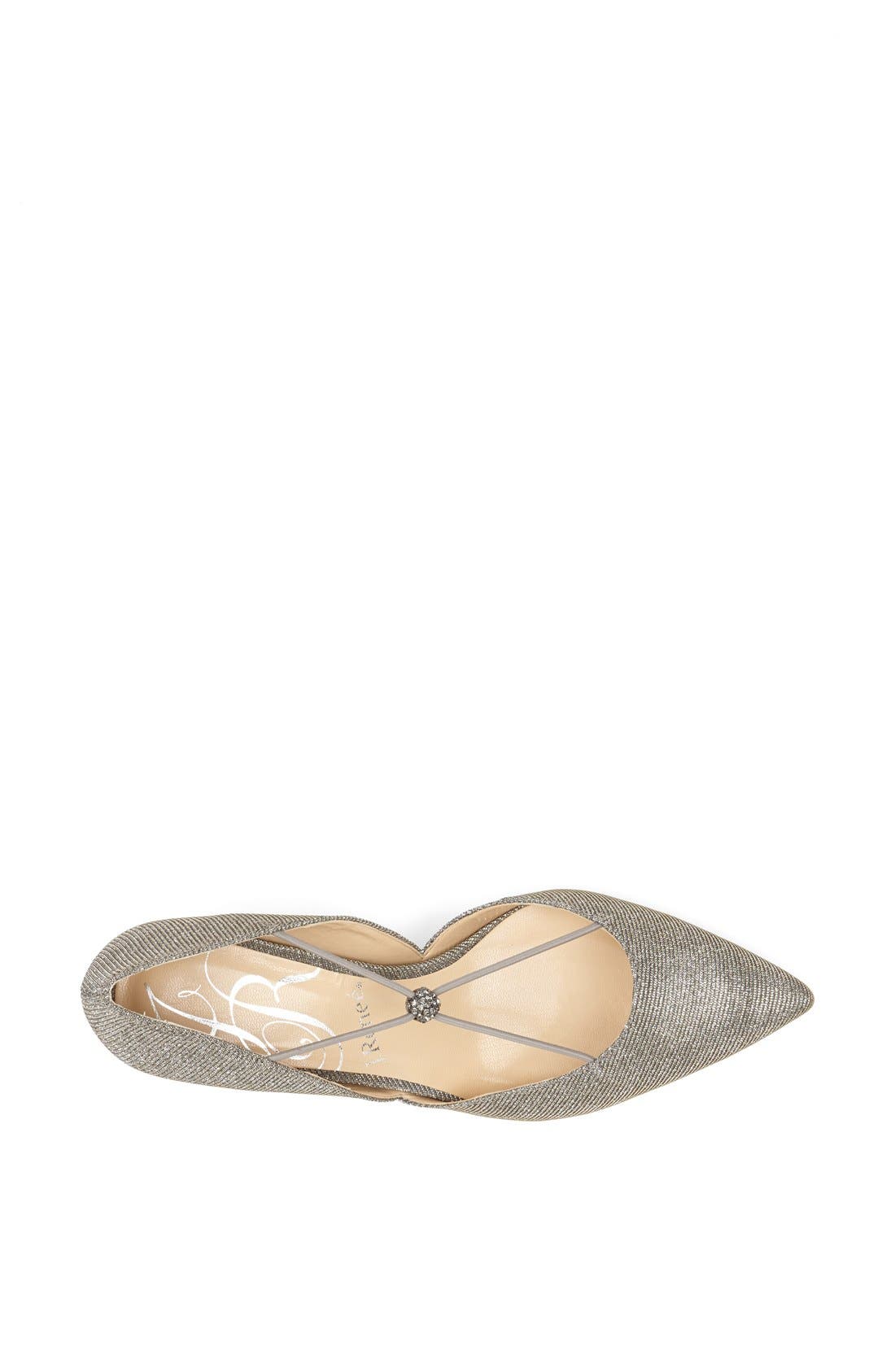 'Veeva' Pump, Alternate, color, PEWTER GLITTER FABRIC